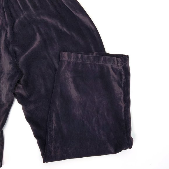 VTG CP Shades San Francisco Crushed Velvet Pants Logenlook Elastic Waist Sz S -M - Picture 7 of 16
